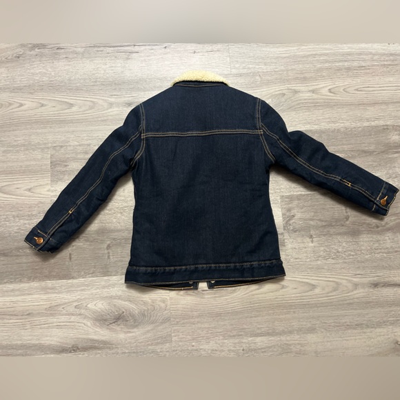 PEEK DUNGAREES Nordstrom Kids Jean Jacket with Sherpa lining - Picture 6 of 6